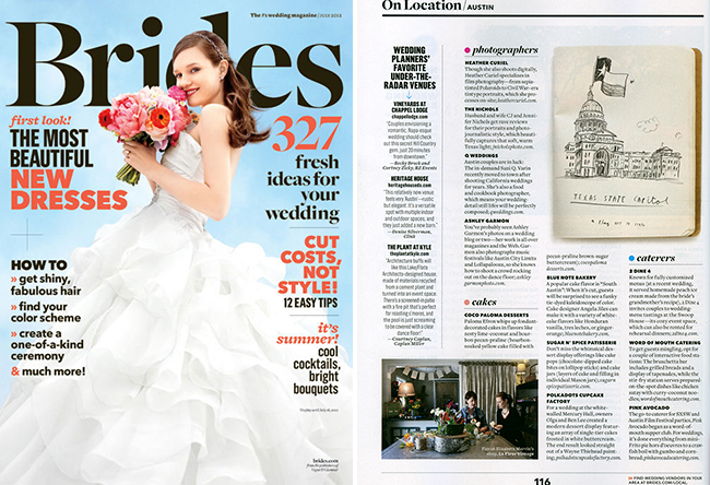 brides magazine austin texas feature